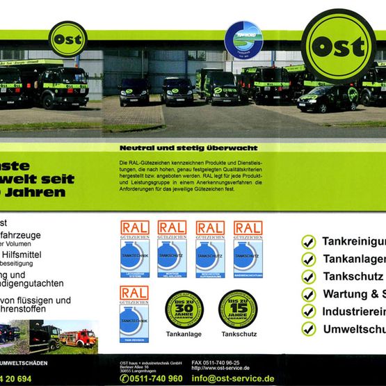Flyer Ost haus + industrietechnik GmbH